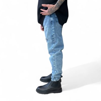 شلوار مام استلیل آبی روشن